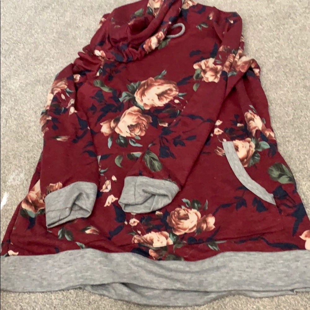 Floral hoodie